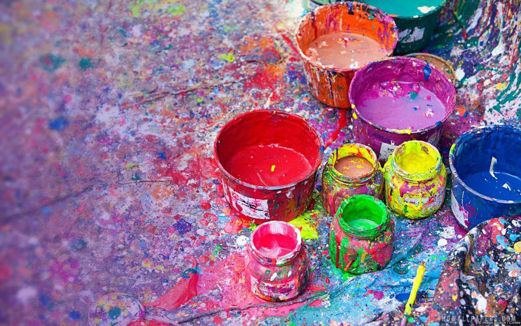 (圖:涂料展示圖)